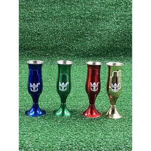 Royal Caribbean Cruises Tall Shot Glass On Pedestal Loving Cup Lot Of 4